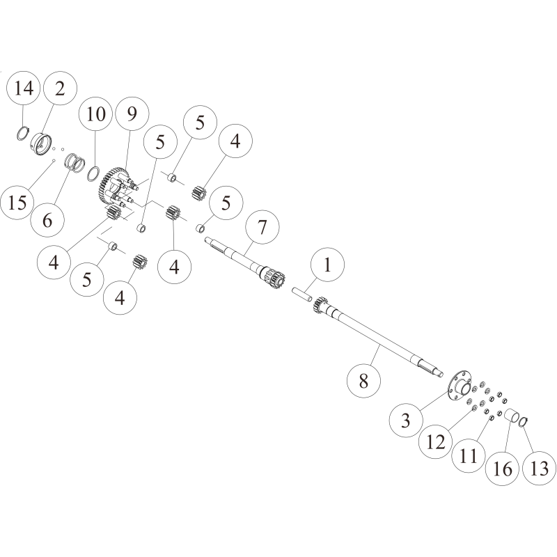 Diferencial 11T O80-1481-152-00 ORIGINAL OREC