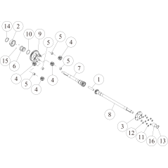 Differentialwellenkragen O80-1481-155-00 ORIGINAL OREC