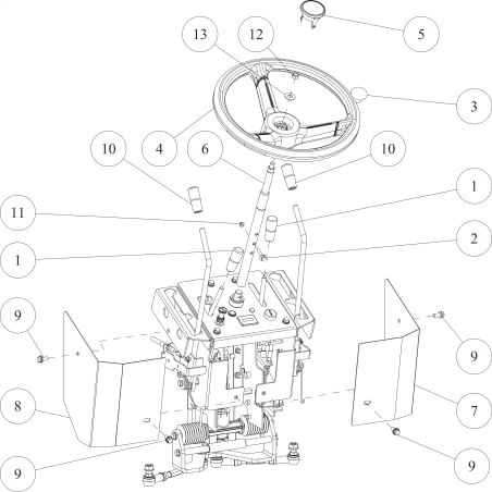 Steering Cap O0262-70500 ORIGINAL OREC | NewgardenParts.com