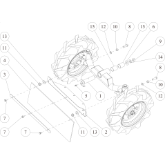 Axe central O0207-30700 ORIGINAL OREC | NewgardenParts.com