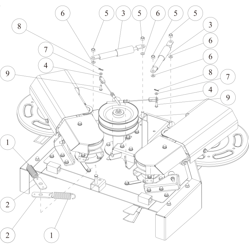 ORIGINAL OREC O0360-70500 gas spring