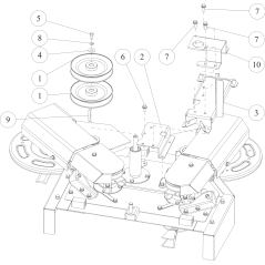 CMP-Messerriemenscheibe (Metallicgrau) O0360-5110H ORIGINAL OREC | NewgardenParts.com