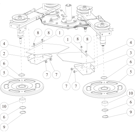CMP Offset Knife Cover (Metallic Gray) O0360-5730H ORIGINAL OREC | NewgardenParts.com