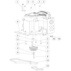 Polea de motor ORIGINAL OREC O0360-40300 | NewgardenParts.com
