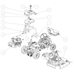 Supporto serbatoio carburante CMP (RMK150) O0329-60700 ORIGINALE OREC