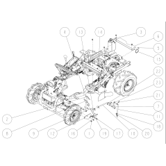 Pedale Offset CMP (RMK150) O0329-57100 ORIGINALE OREC
