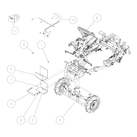 Stoßdämpfergummi (Batterie) O0322-72300 ORIGINAL OREC | NewgardenParts.com