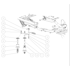 Brazo tensor de cuchilla CMP (RMK150) O0329-41200 ORIGINAL OREC | NewgardenParts.com
