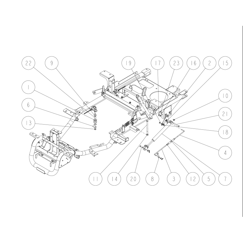 Tipo di blocco senza molla a gas (FLC75-75) O0303-71100 ORIGINALE OREC