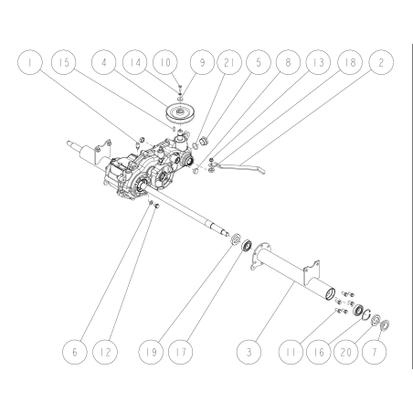 Achsgehäuse CMP(L) O0281-00100 ORIGINAL OREC | NewgardenParts.com