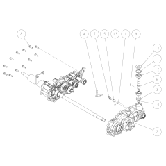 Transmission box (L) O0207-00100 ORIGINAL OREC | NewgardenParts.com