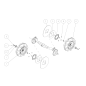 ORIGINAL OREC O0207-30900 Vorderrad-Gummilager
