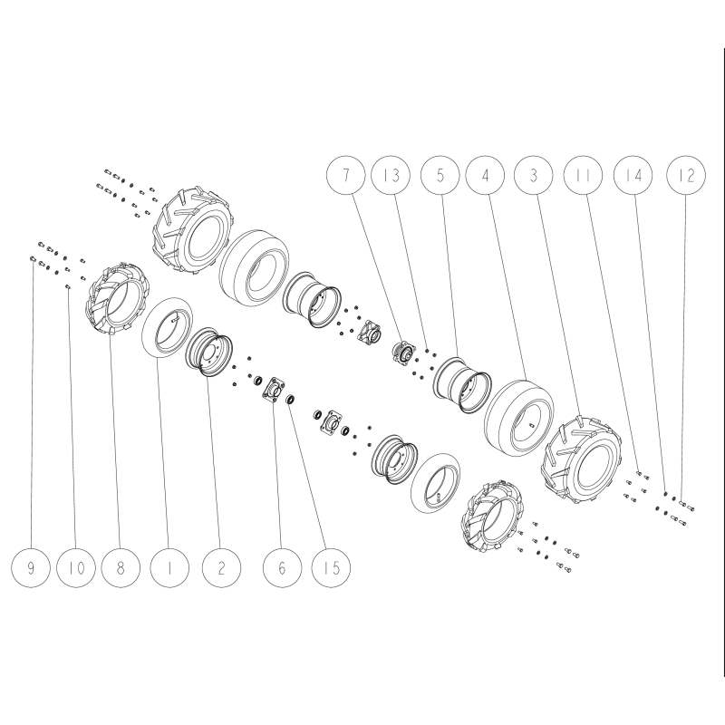 Vorderradnabe CMP O0207-30410 ORIGINAL OREC