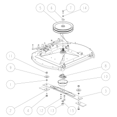 Vis de fixation de couteau M14*34 O0207-50200 ORIGINAL OREC | NewgardenParts.com