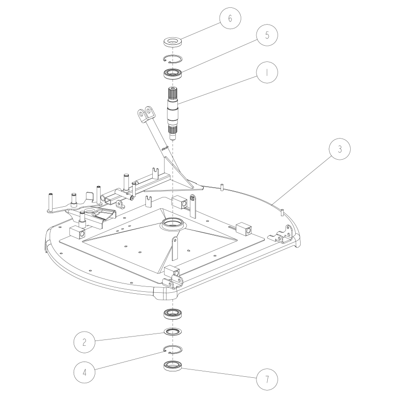 Vertical shaft (A) O0221-50110 ORIGINAL OREC