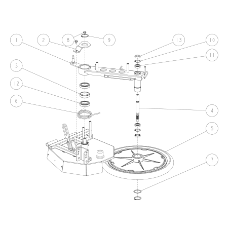 Support supérieur (RMK150) O0329-51300 ORIGINAL OREC | NewgardenParts.com