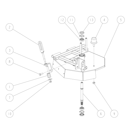 Arbre vertical (B) (RMK150) O0329-52200 ORIGINAL OREC | NewgardenParts.com