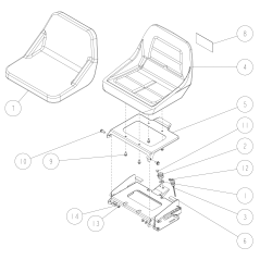 Seat K4 (Schwarz) O0284-78100 ORIGINAL OREC | NewgardenParts.com