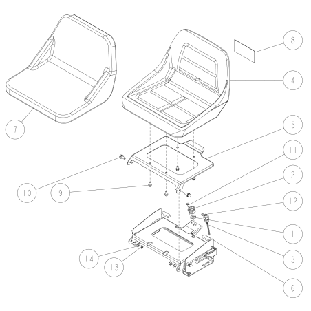 Housse de siège (en option) O0322-73100 ORIGINAL OREC | NewgardenParts.com