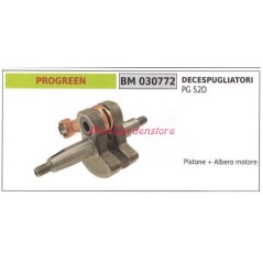 Albero motore PROGREEN motore decespugliatore PG 52D 030772 | NewgardenParts.com