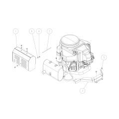 Cache-pot d'échappement (RMK150) O0329-40600 ORIGINAL OREC