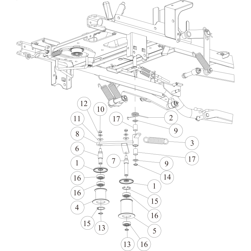 CMP Knife Tension Arm (Metallic Gray) O0329-4120H ORIGINAL OREC