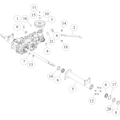 Kupplungsantriebsarm (Metallicgrau) O0215-0010H ORIGINAL OREC