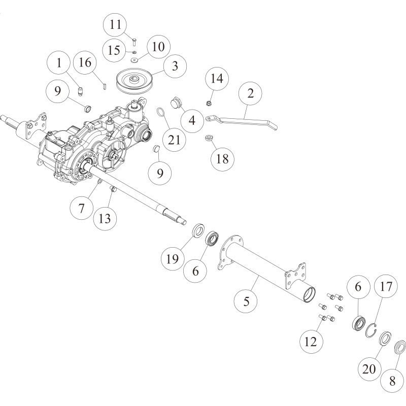 Bras d'entraînement d'embrayage (gris métallisé) O0215-0010H ORIGINAL OREC