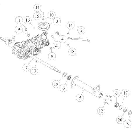 Braccio frizione di guida (grigio metallizzato) O0215-0010H ORIGINALE OREC | NewgardenParts.com