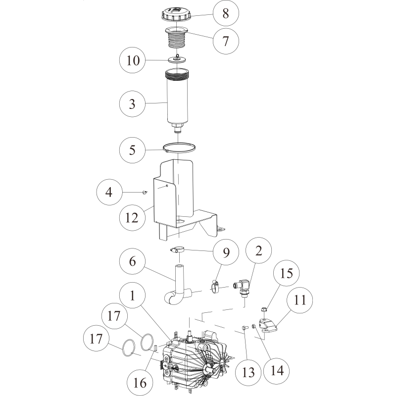 Bras de suspension CMP (gris métallisé) O0348-0010H ORIGINAL OREC