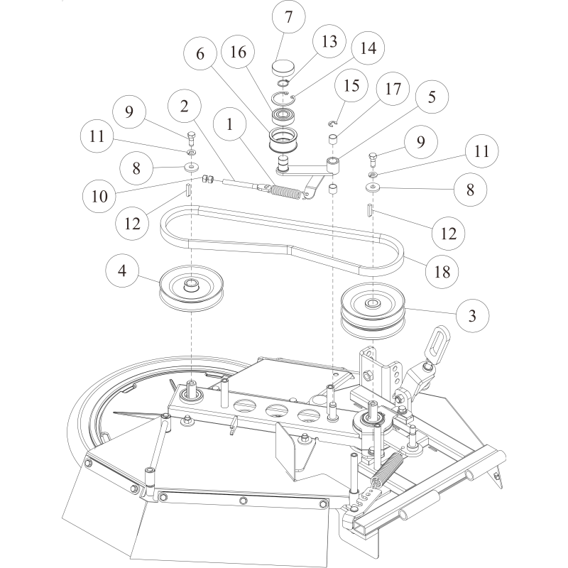 Spannarm (C) CMP (Metallicgrau) O0221-4130H ORIGINAL OREC