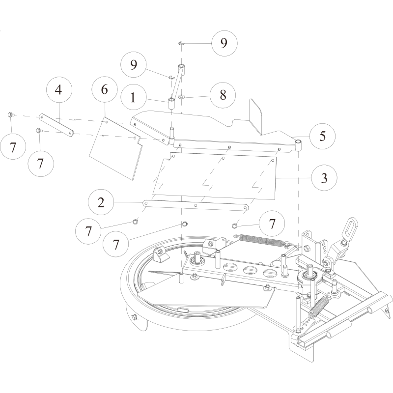 CMP Swing Arm (Metallic Gray) O0303-5260H ORIGINAL OREC