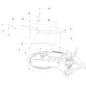 Soporte para puerta delantera batiente (RMK150) (gris metalizado) O0308-5040H ORIGINAL OREC