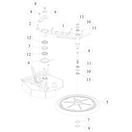 Upper Bracket (RMK150) (Metallic Gray) O0329-5130H ORIGINAL OREC | NewgardenParts.com