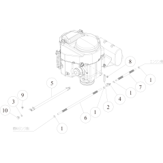 Conjunto de drenaje de aceite (K) O0312-44100 ORIGINAL OREC | NewgardenParts.com