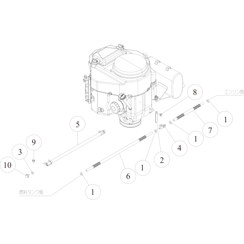 Oil Drain Assy (K) O0312-44100 ORIGINALE OREC