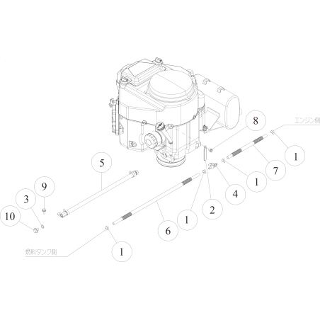 Conjunto de drenaje de aceite (K) O0312-44100 ORIGINAL OREC | NewgardenParts.com