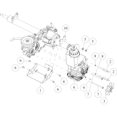 ORIGINAL OREC HYDROSTATISCHE PUMPE (KYB) MIT TANK O0348-09200 | NewgardenParts.com