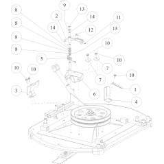 Bremsrollenblatt (grau). Original OREC O0244-5060H