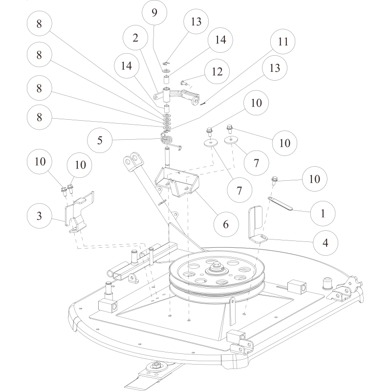 BRAKE PULLEY BLADE (GRAY) . ORIGINAL OREC O0244-5060H