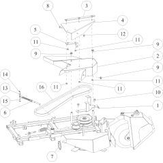 Correa trapezoidal ORIGINAL OREC SB-52 (W800) O89-6123-005202 | NewgardenParts.com