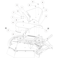 Belt Cover (B) CMP (White) O0356-53501 ORIGINAL OREC | NewgardenParts.com