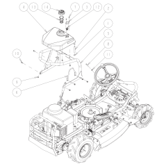 Support de réservoir de carburant CMP (88ET) O0284-86510 ORIGINAL OREC