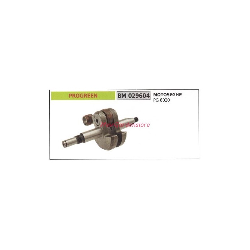 Vilebrequin moteur PROGREEN débroussailleuse PG 6020 029604