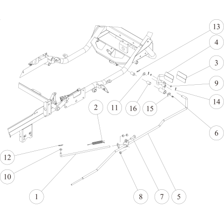 Brake Pedal (RM83G FB) O0316-81100 ORIGINAL OREC | NewgardenParts.com