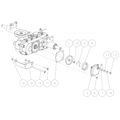 Conjunto de tapa de freno O0207-73200 ORIGINAL OREC