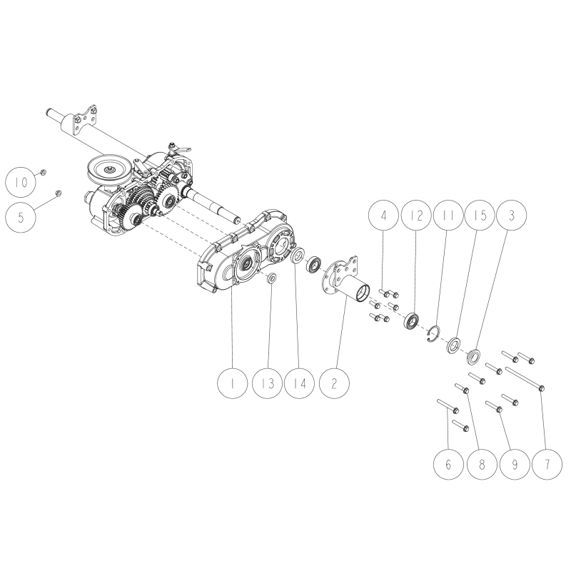 Achsgehäuse (R) O80-1484-A12-00 ORIGINAL OREC