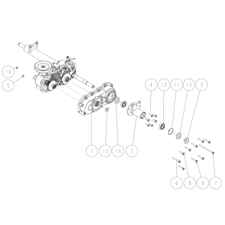 Axle Case (R) O80-1484-A12-00 ORIGINAL OREC | NewgardenParts.com