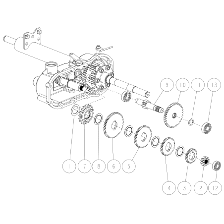 C Achsgetriebe 41T O80-1482-136-00 ORIGINAL OREC | NewgardenParts.com