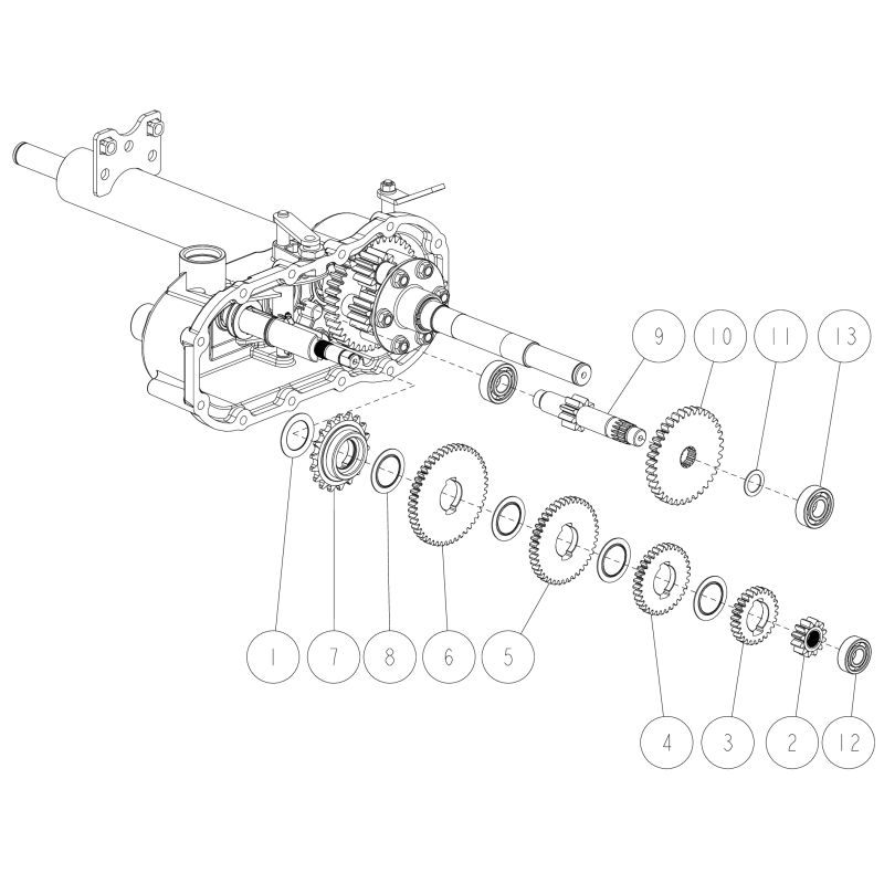 Axe D O80-1482-142-10 ORIGINAL OREC